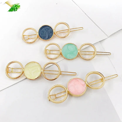 05 Metal Shape Triple Circles Flat Clip