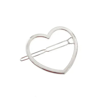 05 Metal Shape Heart Flat Clip