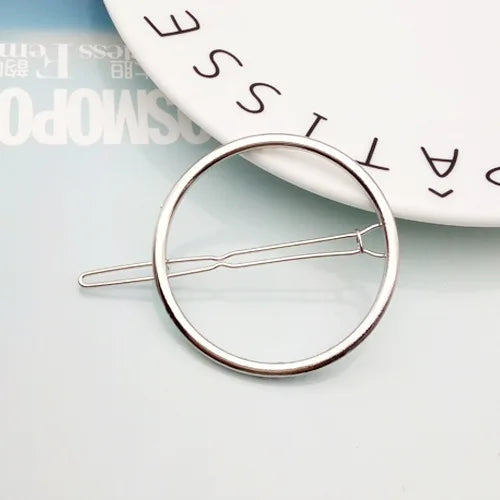 05 Metal Shape Circle Flat Clip