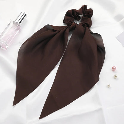 09 Scarf Scrunchies Solid Color