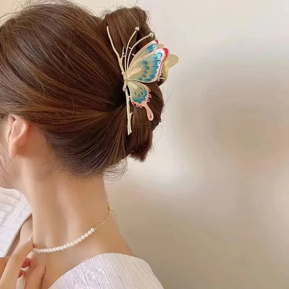 06 Pastel Butterfly Claw Clip