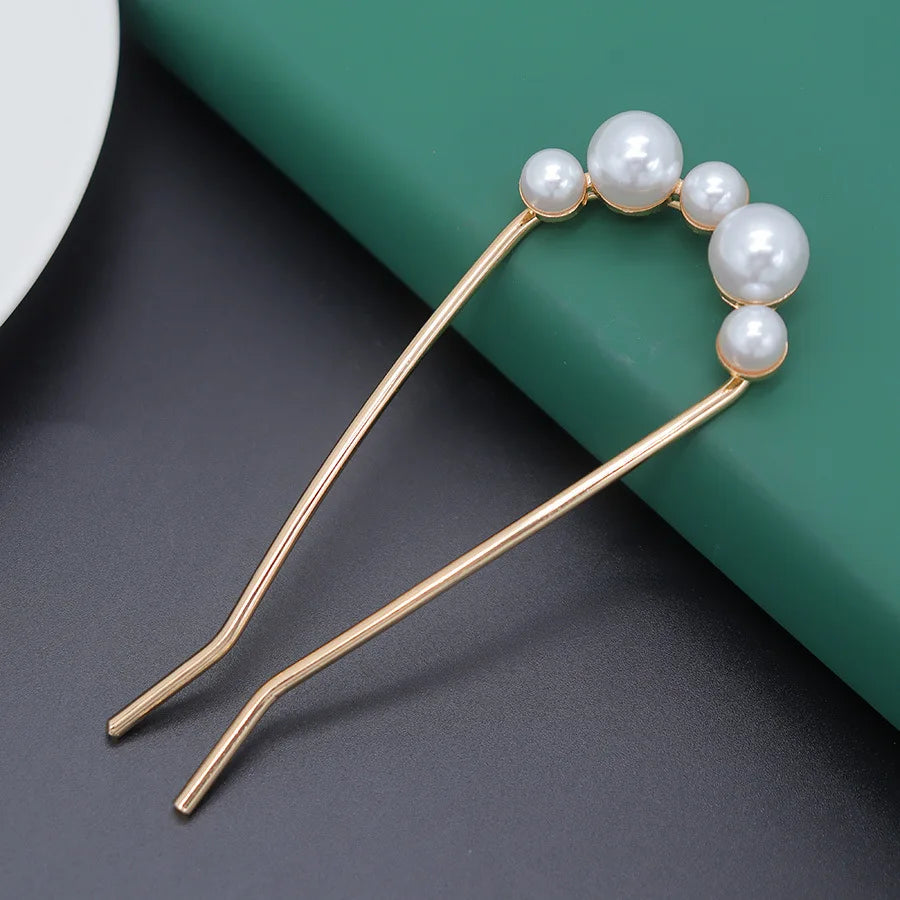 02 Pearl Band T&P Hair Pin