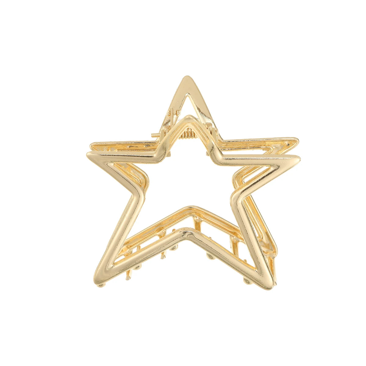 06 Metal Shape Star Claw Clip