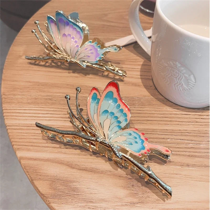 06 Pastel Butterfly Claw Clip