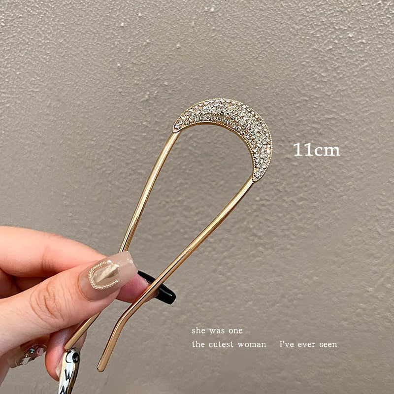 02 Sparkly Crystal T&P Hair Pin