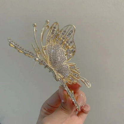 06 Sparkly Butterfly Claw Clip