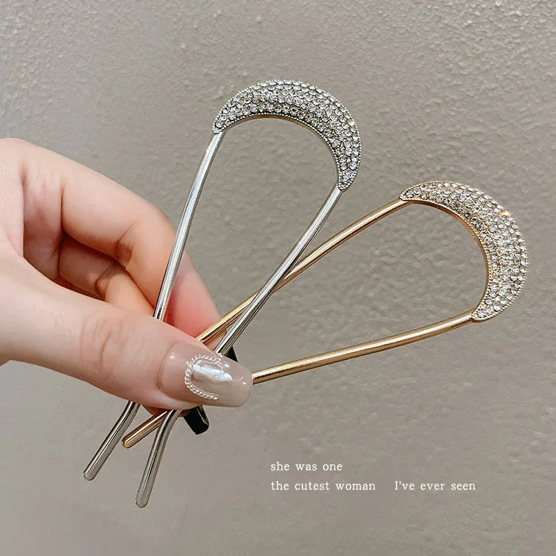 02 Sparkly Crystal T&P Hair Pin