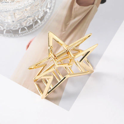 06 Metal Shape Star Claw Clip