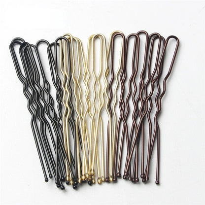 01 Traditional French Hair Pins - medium (50x)