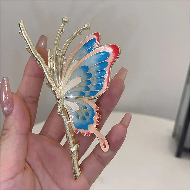 06 Pastel Butterfly Claw Clip