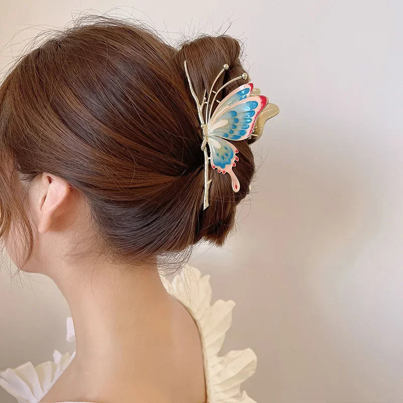 06 Pastel Butterfly Claw Clip