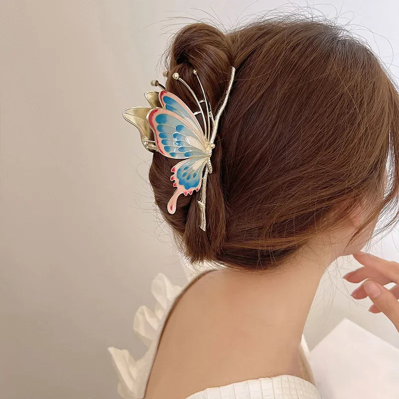 06 Pastel Butterfly Claw Clip